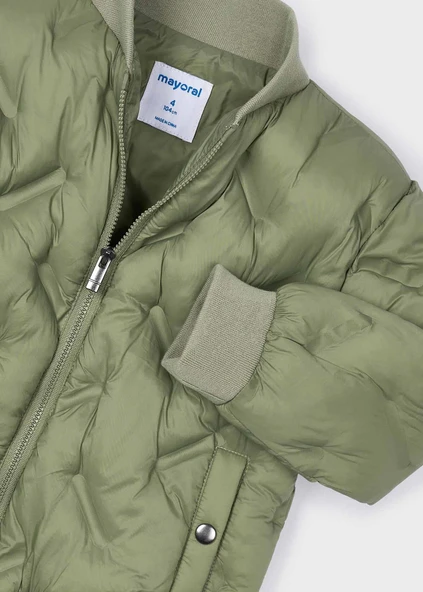 Mayoral Erkek Çocuk Parçalı  Desenli Slim Fit Şişme Mont - 4