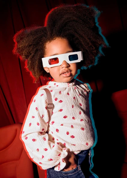 Mayoral Kız Çocuk Çilekli Bluz - 6