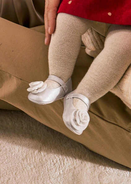 Mayoral Newborn Kız Bebek Çiçekli Patik Ayakkabı ürün görseli