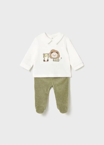 Mayoral Newborn Erkek Bebek Kadife Takım ürün görseli