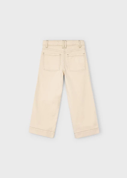 Mayoral Kız Çocuk Geniş Paça Kanvas Pantolon - 4