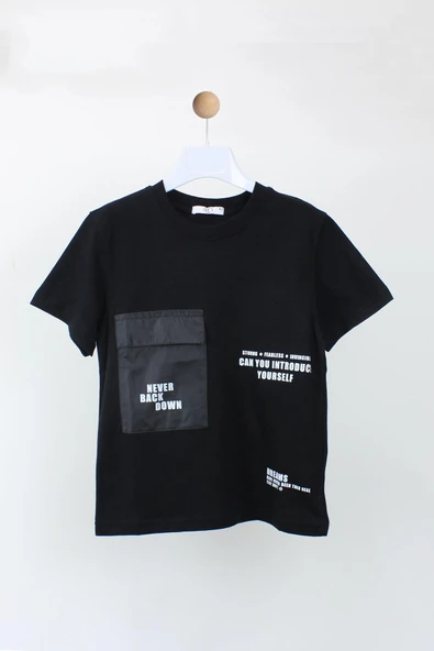 Erkek Çocuk Cepli Tshirt