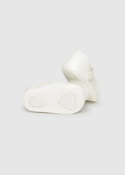 Mayoral Newborn Kız Bebek Çiçekli Patik Ayakkabı - Resim 4