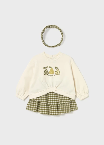 Mayoral Kız Bebek Şaç Bantlı Etek Sweat Takım ürün görseli