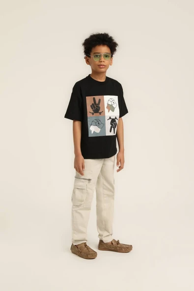 Erkek Çocuk Baskılı Tshirt ürün görseli