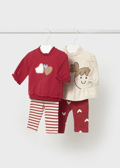 Mayoral Newborn Kız Bebek Tayt Takım 4 Parçalı ürün görseli