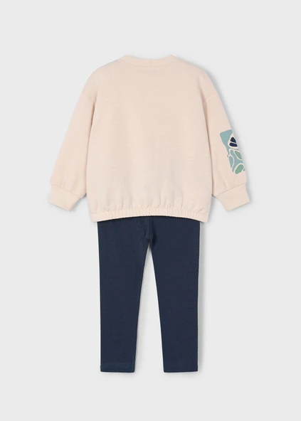 Mayoral Kız Çocuk Sweatshirt ve Tayt Takım - Resim 2