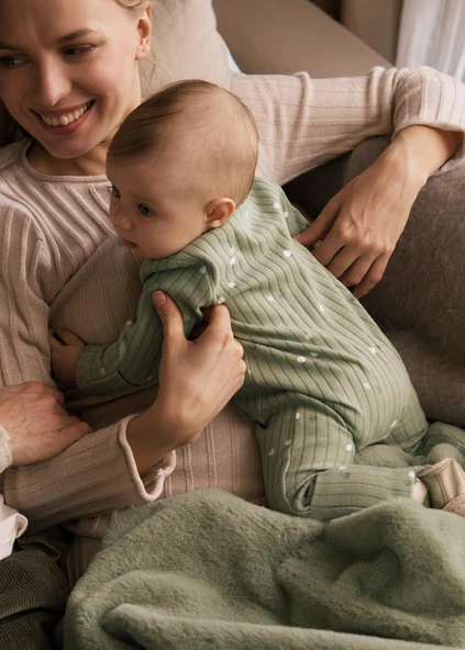 Mayoral Newborn Erkek Bebek Fermuarılı Tulum - Resim 4