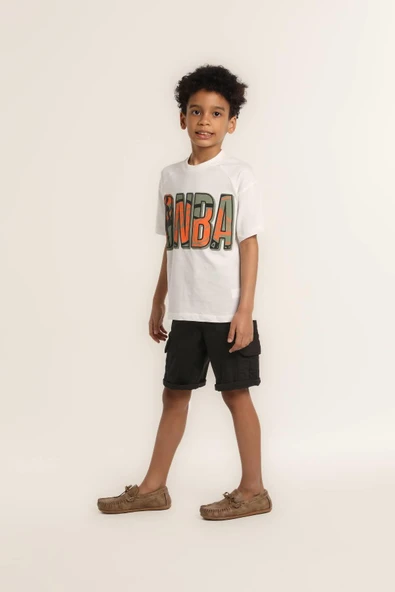 Erkek Çocuk NBA Baskılı Tshirt ürün görseli