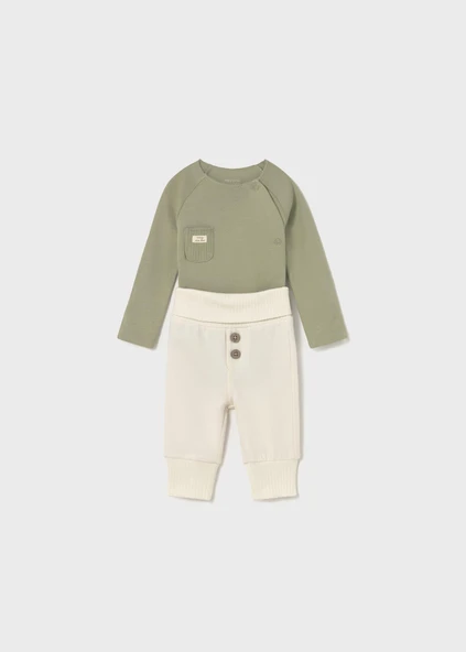 Mayoral Newborn Erkek Bebek Bodyli set 4 Parça - Resim 3