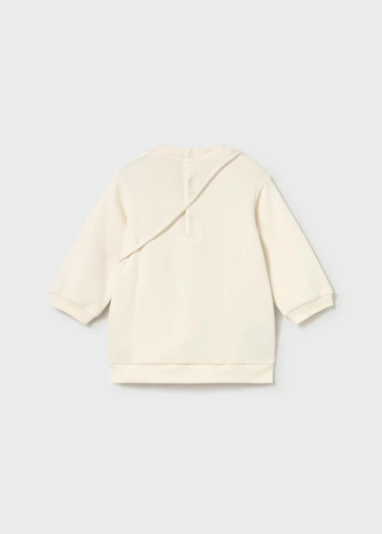 Mayoral Kız Bebek Çantalı Peluş Elbise - Resim 2