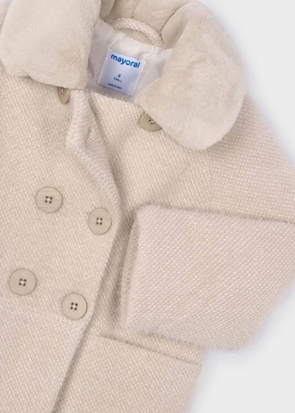 Mayoral Kız Çocuk Kaşe Kaban - 4