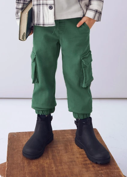 Mayoral Erkek Çocuk Kargo Cepli Yumuşak Jogger Pantolon - Resim 5