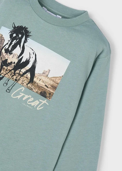 Mayoral Erkek Çocuk Baskılı Sweatshirt - 3