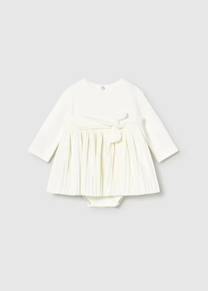 Mayoral Newborn Kız Bebek Uzun Kollu Kadife Elbise ürün görseli