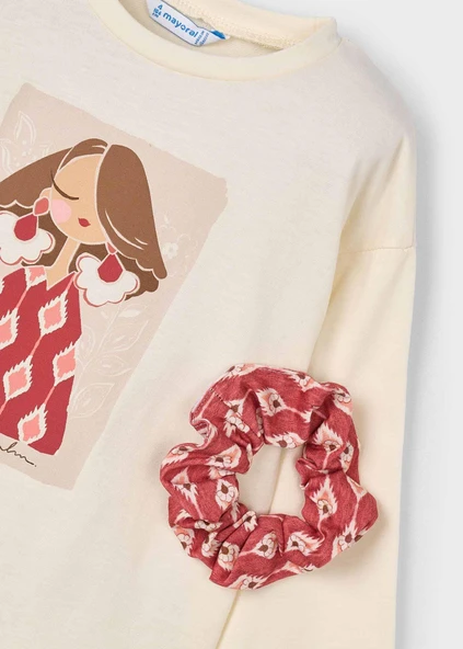 Mayoral Kız Çocuk Saç Bantlı Sweatshirt - Resim 4