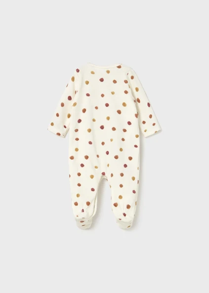 Mayoral Newborn Kız Bebek 2Li Kadife Tulum - Resim 3