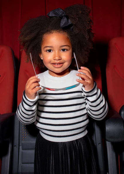 Mayoral Kız Çocuk Çizgili Kazak - 6