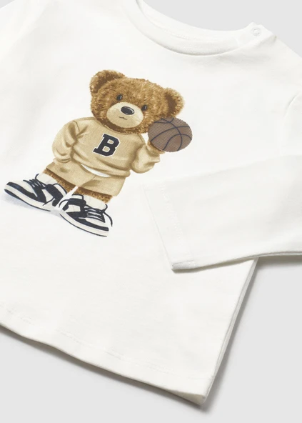 Mayoral Erkek Bebek Ayıcıklı Sweatshirt - Resim 3