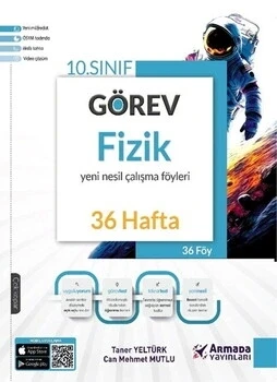 Armada Yayınları 10. Sınıf Görev Fizik Yeni Nesil Çalışma Föyleri 36 Hafta ürün görseli