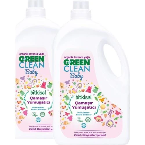 Green Clean Baby Çamaşır Yumuşatıcısı 2750 ml Yıkama x 2 ürün görseli