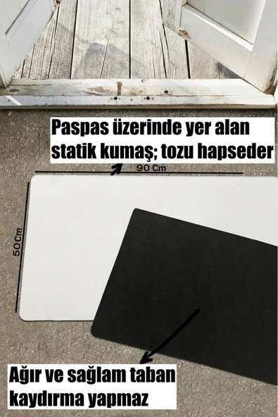Valerine Life isme Kişiye Firmaya Özel Dijital Baskılı Hoş Geldiniz Dükkan Önü İşyeri Kapı Önü Paspası 50x90cm - Resim 6