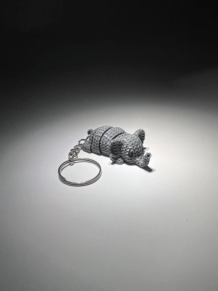 Örgü Eklemli Fil Anahtarlık - Resim 3