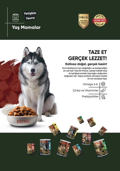 KLICKER YETİŞKİN KÖPEK KURU MAMASI KUZULU - 7