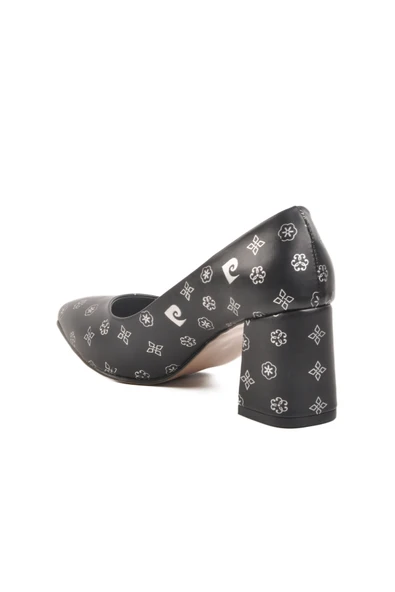 Pierre Cardin Siyah Topuklu Kadın Abiye Ayakkabı 50176 Z - 4