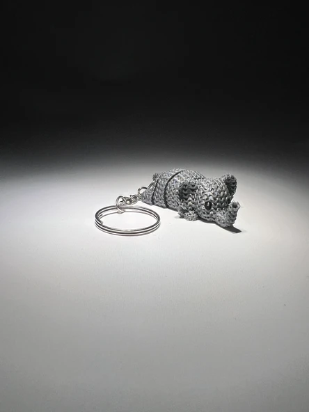 Örgü Eklemli Fil Anahtarlık - Resim 2