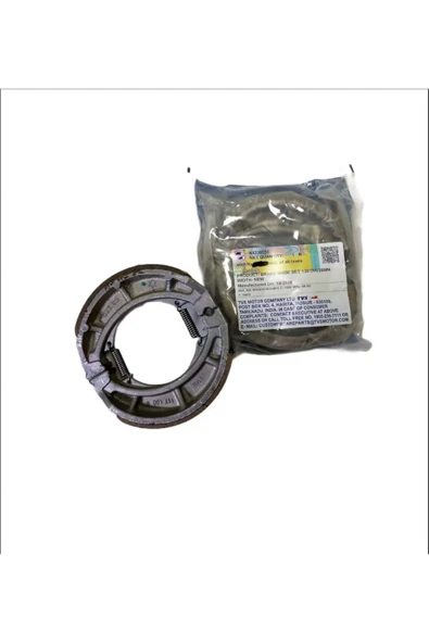 Arka Fren Balatası Orjinal 130 mm Jüpiter 110 / 125 - Wego - Ntroq 125 - Apache - Resim 4