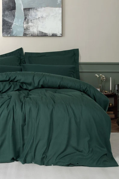 Çift Kişilik Nevresim Takımı Ten Craft Petrol ürün görseli