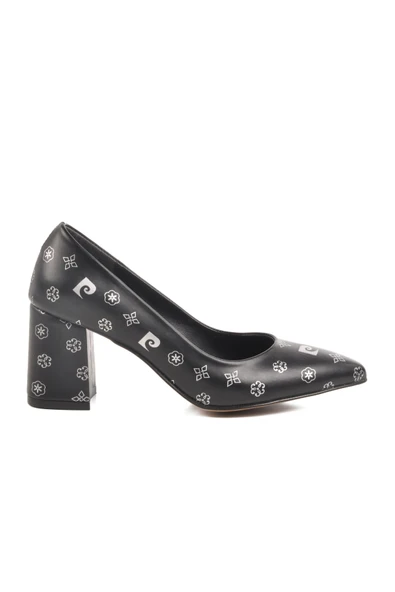 Pierre Cardin Siyah Topuklu Kadın Abiye Ayakkabı 50176 Z