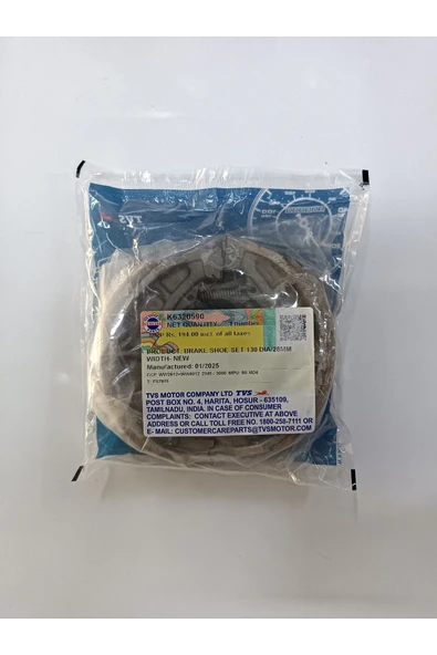 Arka Fren Balatası Orjinal 130 mm Jüpiter 110 / 125 - Wego - Ntroq 125 - Apache - Resim 3