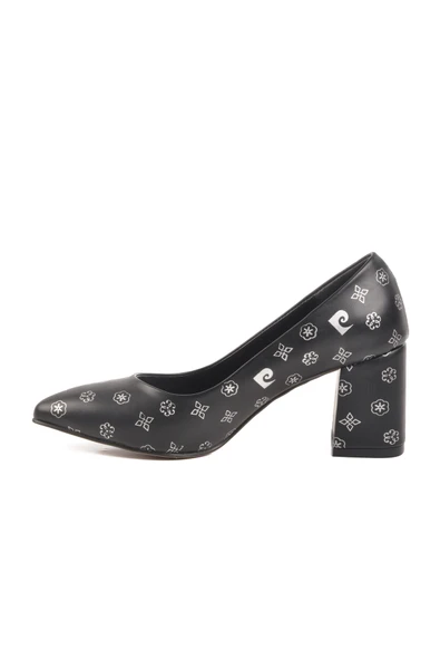 Pierre Cardin Siyah Topuklu Kadın Abiye Ayakkabı 50176 Z - 2