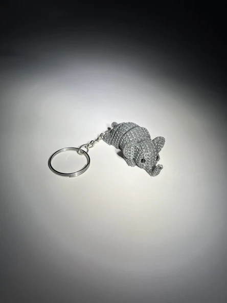 Örgü Eklemli Fil Anahtarlık - Resim 5