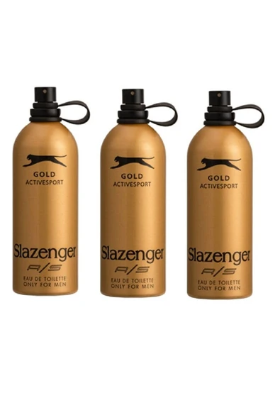 Slazenger Gold Active Sport Edt 125 ml Erkek Parfüm X3 Adet - 1