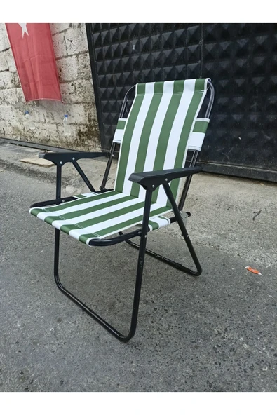 Plaj, Kamp, Piknik sandalyesi - Katlanır / Kol dayamalı - 5