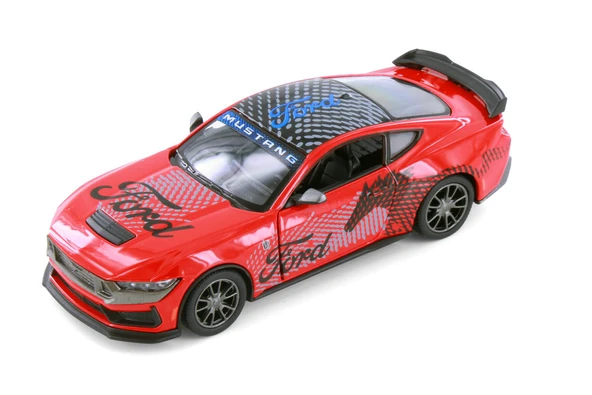 Kinsmart 2024 Ford Mustang Dark Horse Livery Edition Diecast Model Araba ürün görseli