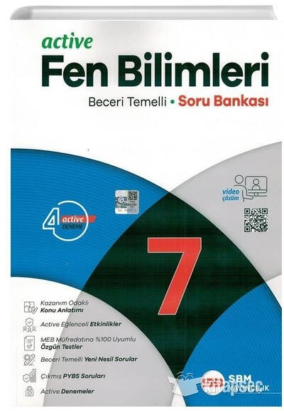 7. Sınıf Fen Bilimleri Active Soru Bankası Soru Bankası Merkezi ürün görseli 1