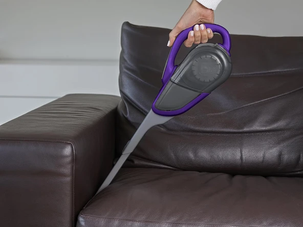 Black+Decker 18 V, 2.0 Ah Lityum 2'si 1 arada akülü saplı süpürge, el süpürgesi ile elektrikli süpürge, - Resim 3