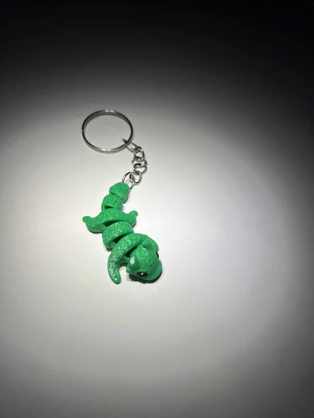 Şanslı Bebek Ejderha Eklemli Anahtarlık - Resim 4