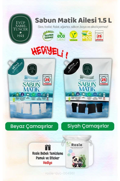 Eyüp Sabri Tuncer Bebek Çamaşır Yıkama Sıvısı 1500 ml ürün görseli