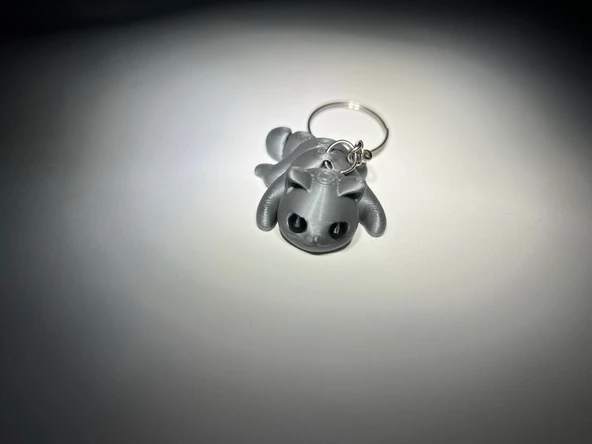 Minik Kedi Eklemli Anahtarlık - Resim 8