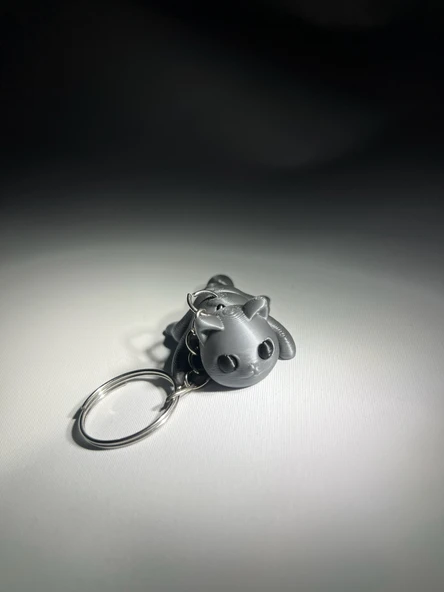 Minik Kedi Eklemli Anahtarlık ürün görseli