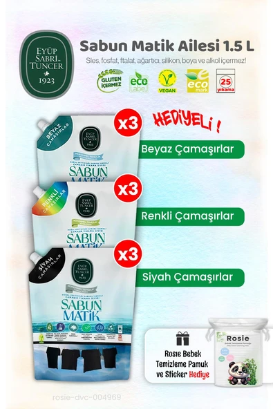 Eyüp Sabri Tuncer Bebek Çamaşır Yıkama Sıvısı 1500 ml - 1