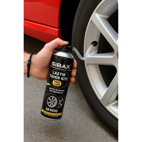 Lastik Tamir Kiti Sprey 400 ml – Patlak Lastik Şişirme ve Anında Onarım Spreyi SB9000 - 3