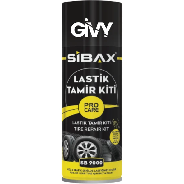 Lastik Tamir Kiti Sprey 400 ml – Patlak Lastik Şişirme ve Anında Onarım Spreyi SB9000 - 2