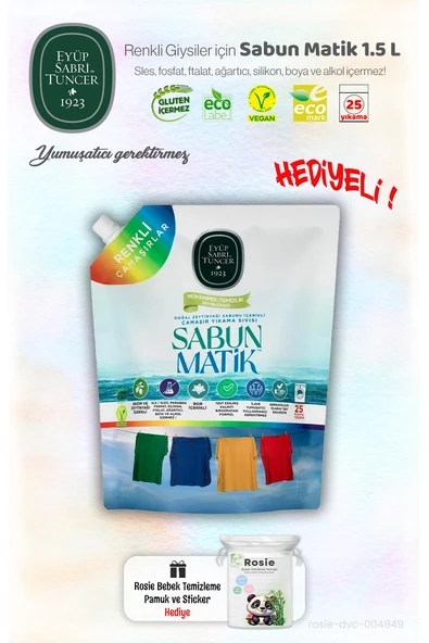 Eyüp Sabri Tuncer Bebek Çamaşır Yıkama Sıvısı 1500 ml - 1