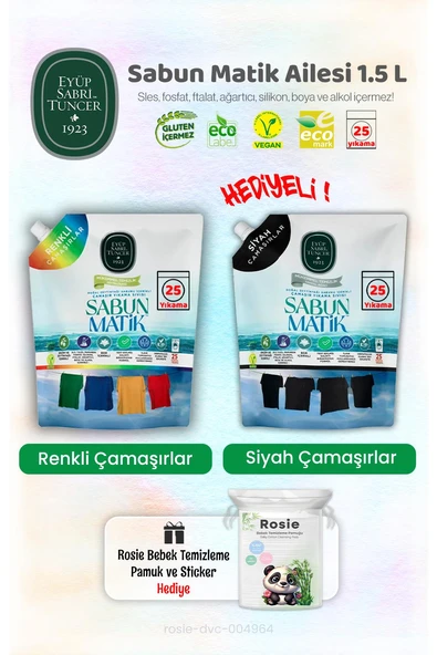 Eyüp Sabri Tuncer Bebek Çamaşır Yıkama Sıvısı 1500 ml ürün görseli